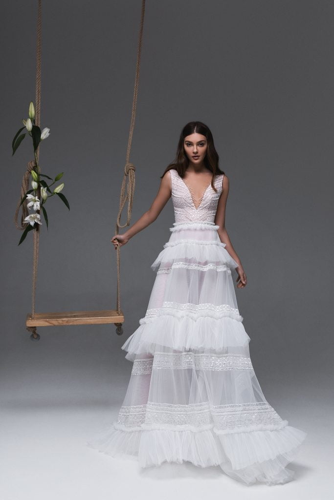 robe-bohème-mariée-dentelle