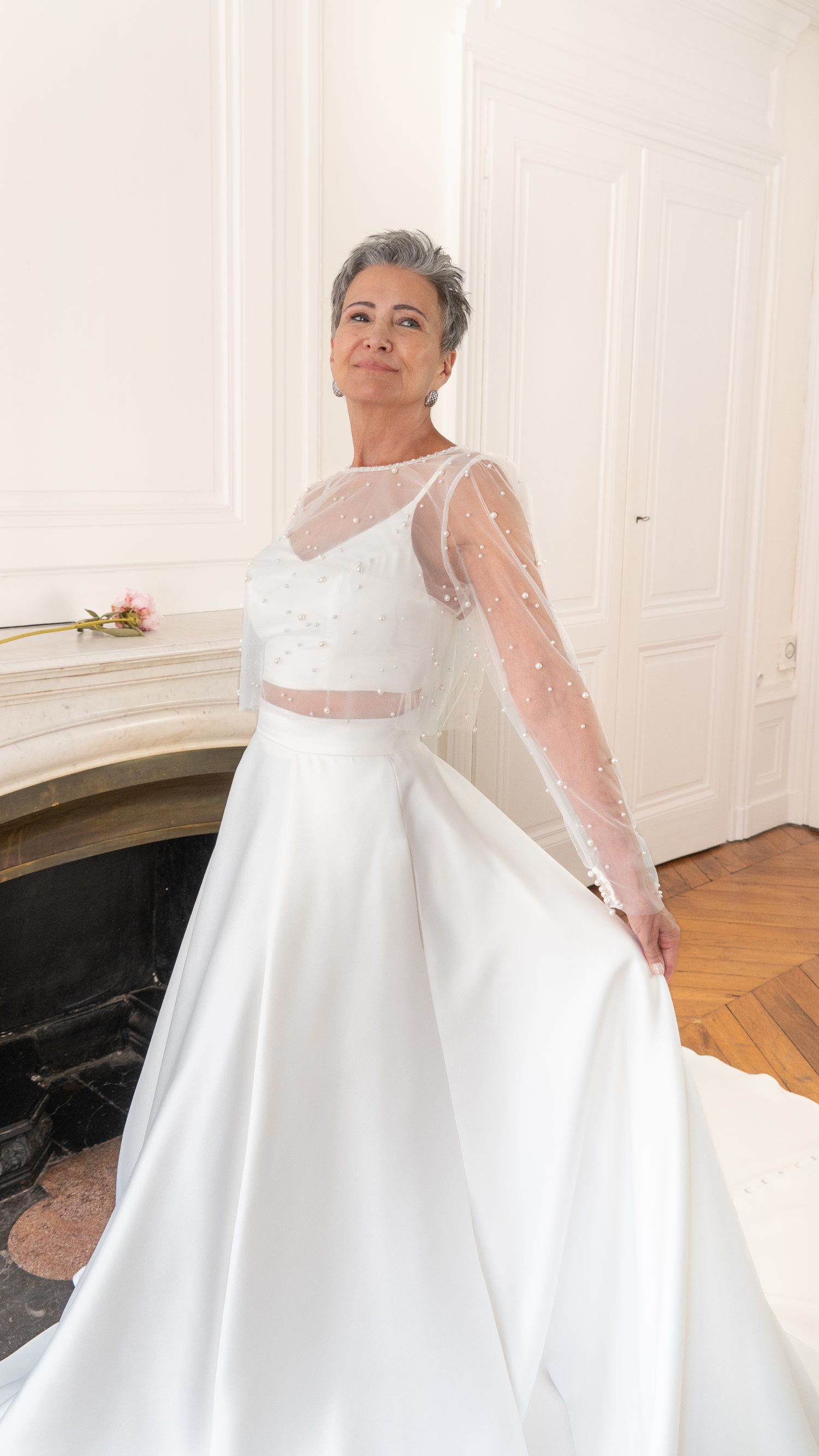 Calypso Robe de mariée deux-pièces